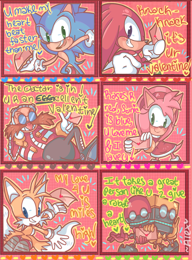 Sonic The Hedgehog Valentine Cards Cards Blog