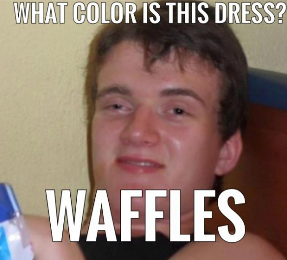 gold and blue TheDress / What Color Is This Dress? Know Your Meme