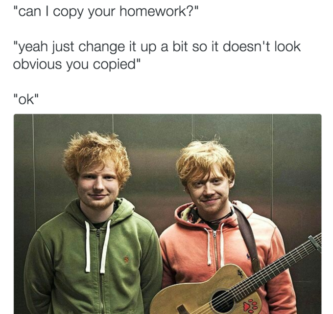 Hey Can I Copy Your Homework Meme Template