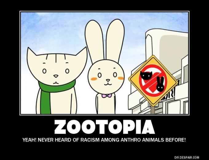 Racism among anthro animals Zootopia Know Your Meme
