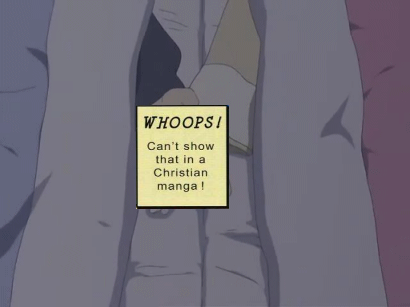 Whoops! Can't Show That in a Christian Manga! | Know Your Meme