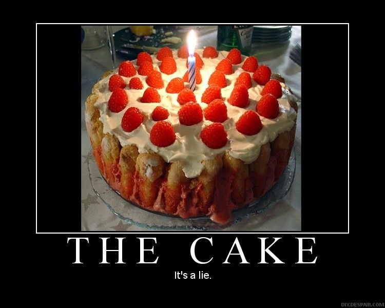 Know Your Meme The Cake Is A Lie Know Your Meme The Cake Is A Lie