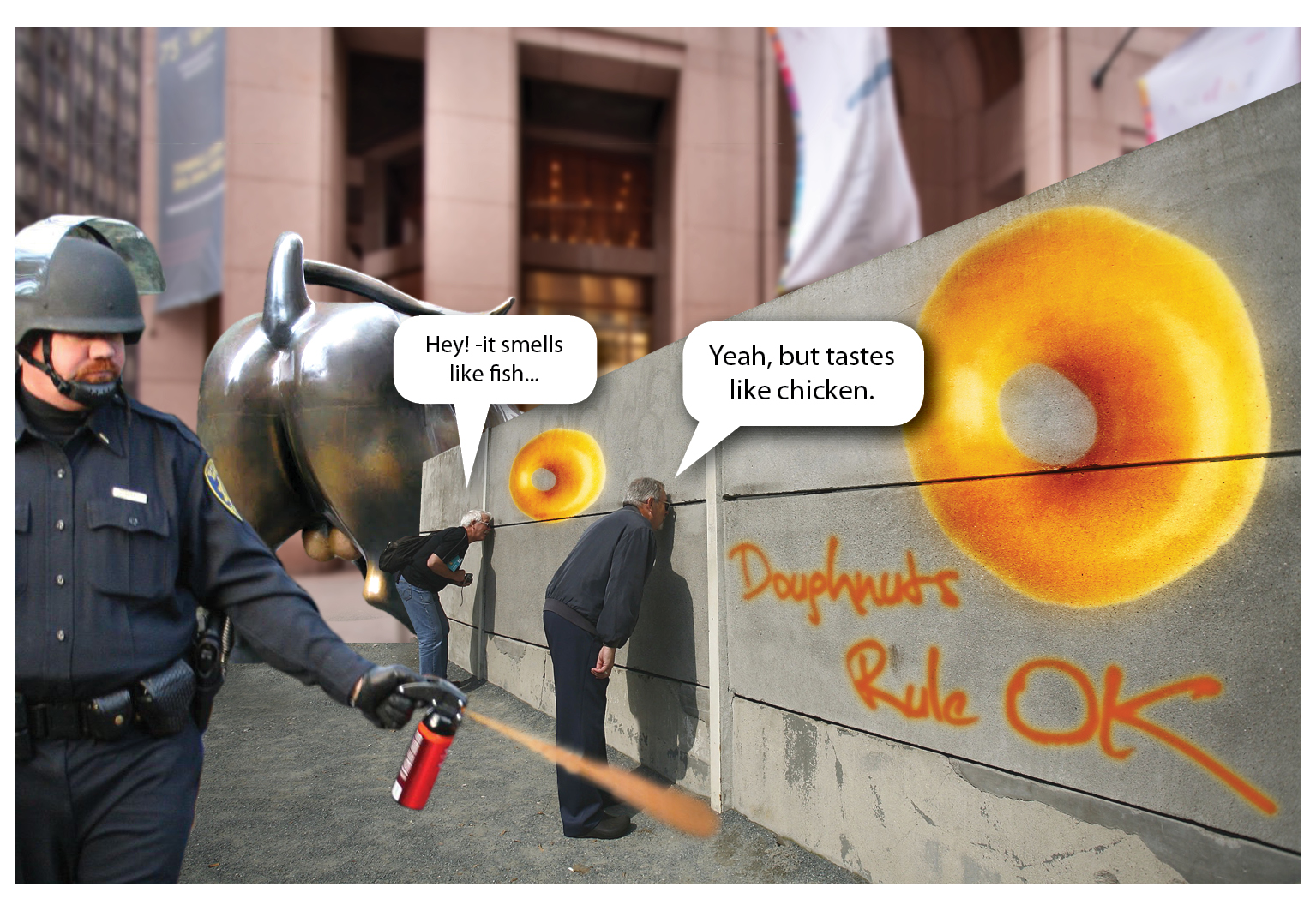 [Image 211059] Casually Pepper Spray Everything Cop Know Your Meme