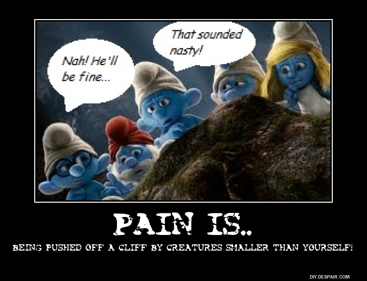 Pain is.. Demotivational Posters Know Your Meme