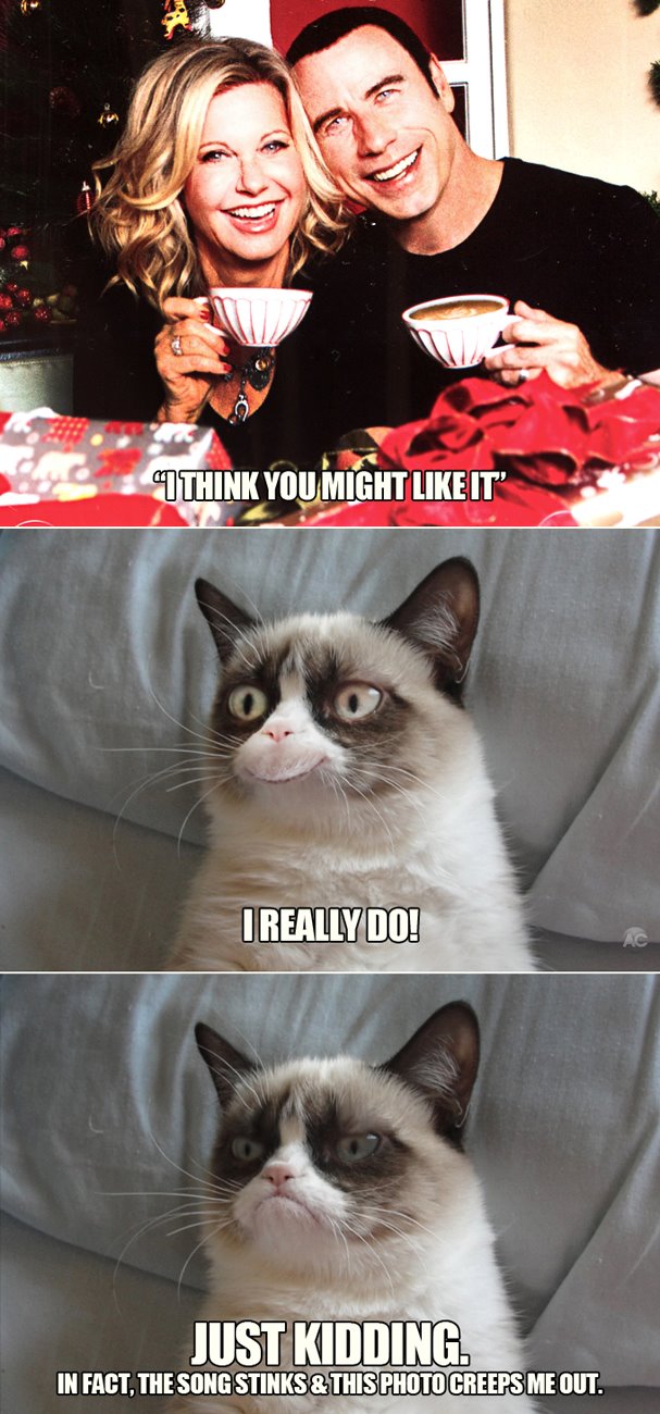 grumpy cat meme christmas