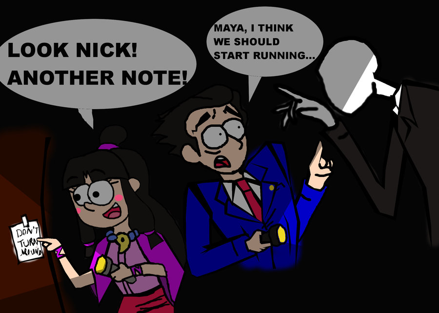 Phoenix and Maya play Slender | Slender Man | Know Your Meme