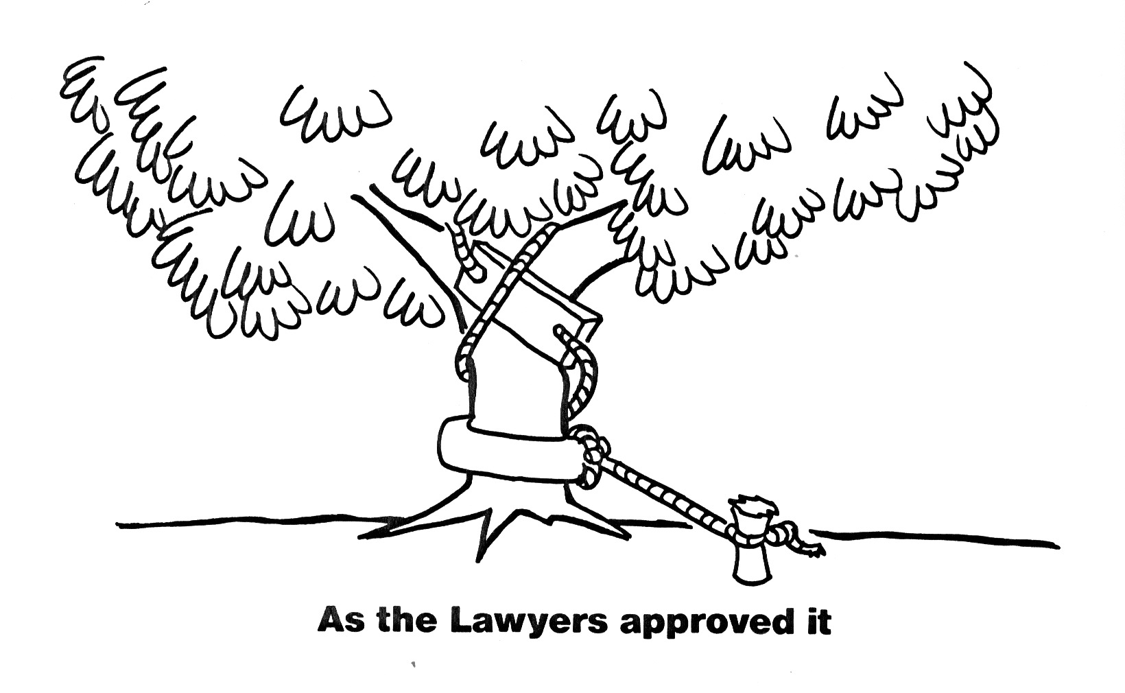 Tree swing As the lawyers approved it. Tree Swing Cartoon Parodies