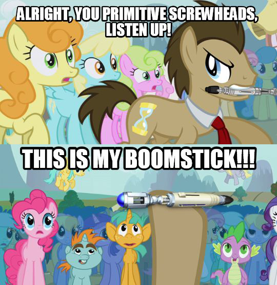 This is my Boomstick!!! My Little Pony Friendship is Magic Know