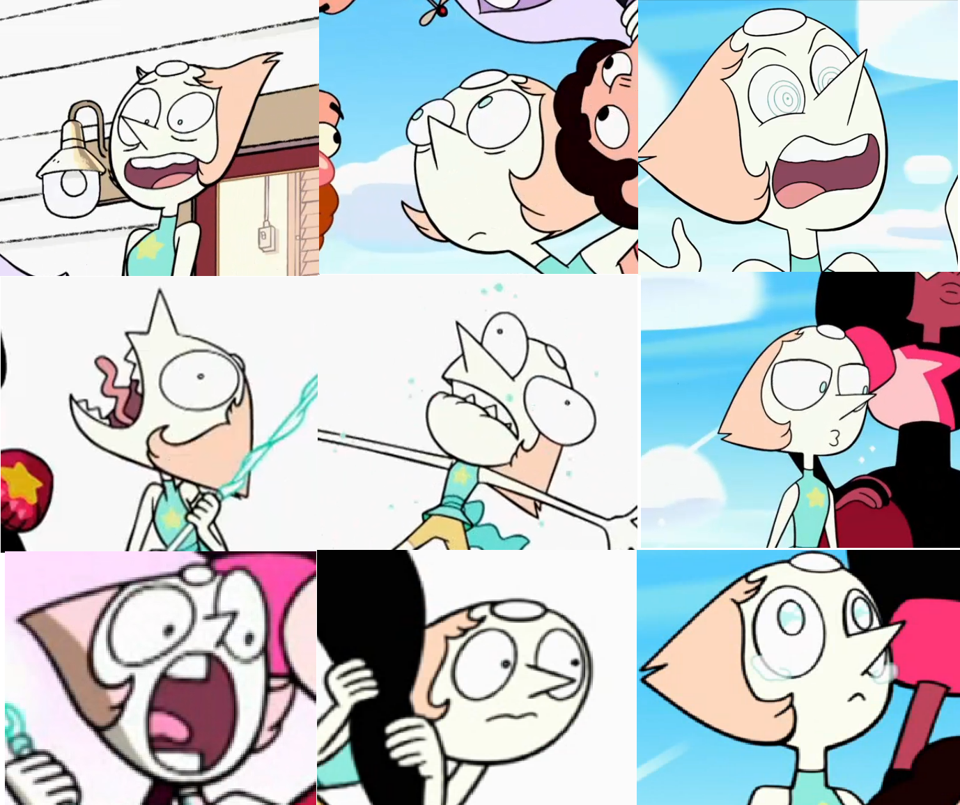 Steven Universe Pearl Funny Faces Resolutenessconsulting