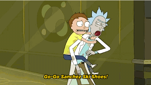Sanchez Ski Shoes Rick and Morty Know Your Meme