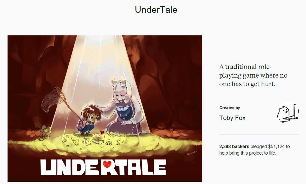 Undertale Kickstarter Undertale Know Your Meme