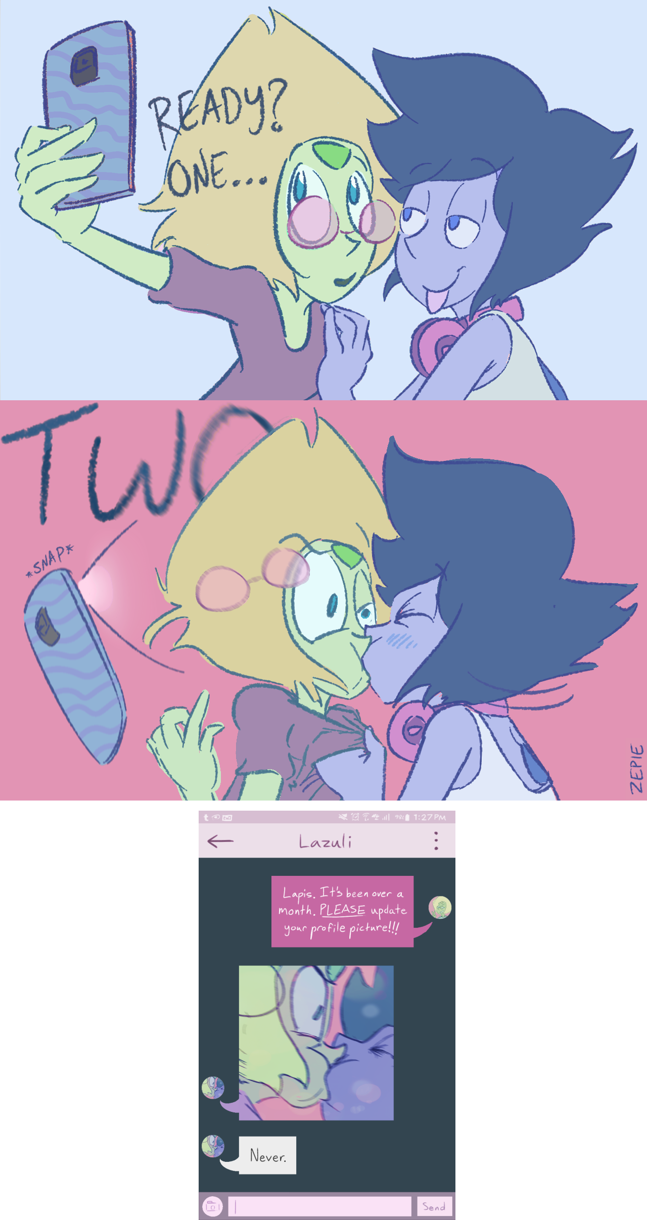 Selfie | Steven Universe | Know Your Meme Selfie | Steven Universe | Know Your Meme