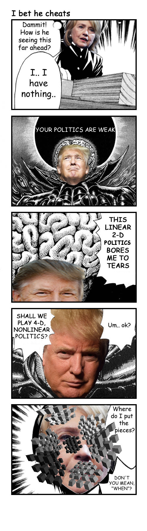 4-D Nonlinear Politics | Trump is Playing 4D Chess | Know Your Meme