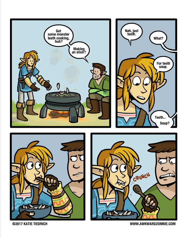 Teeth Soup The Legend of Zelda Breath of the Wild Know Your Meme