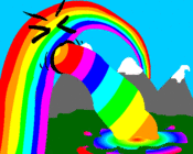 Brainface-rainbowpuke