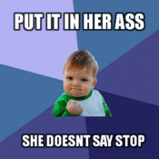 Success_kid_blank_in_the_ass