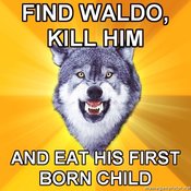 Courage-wolf-find-waldo-kill-him-and-eat-his-first-born-child