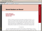 Normalnumbers