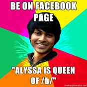 Advice-rohit-be-on-facebook-page-alyssa-is-queen-of-b