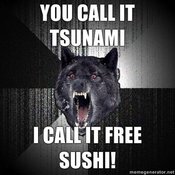 You-call-it-tsunami-i-call-it-free-sushi